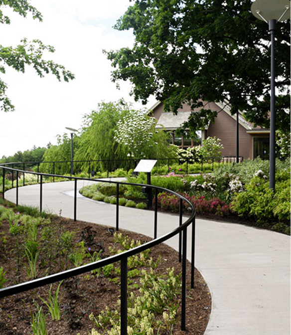 walking trail at San Antonio Botanical garden
