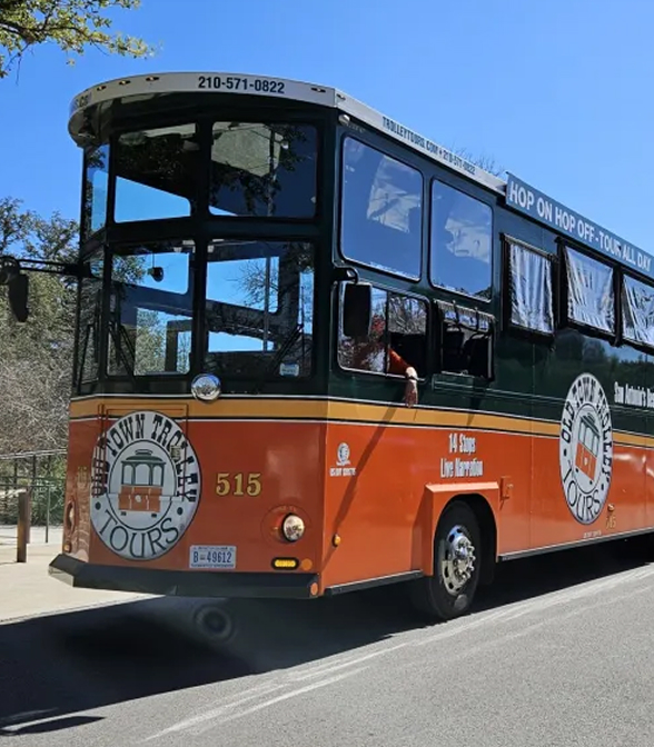 downtown trolley to SABG
