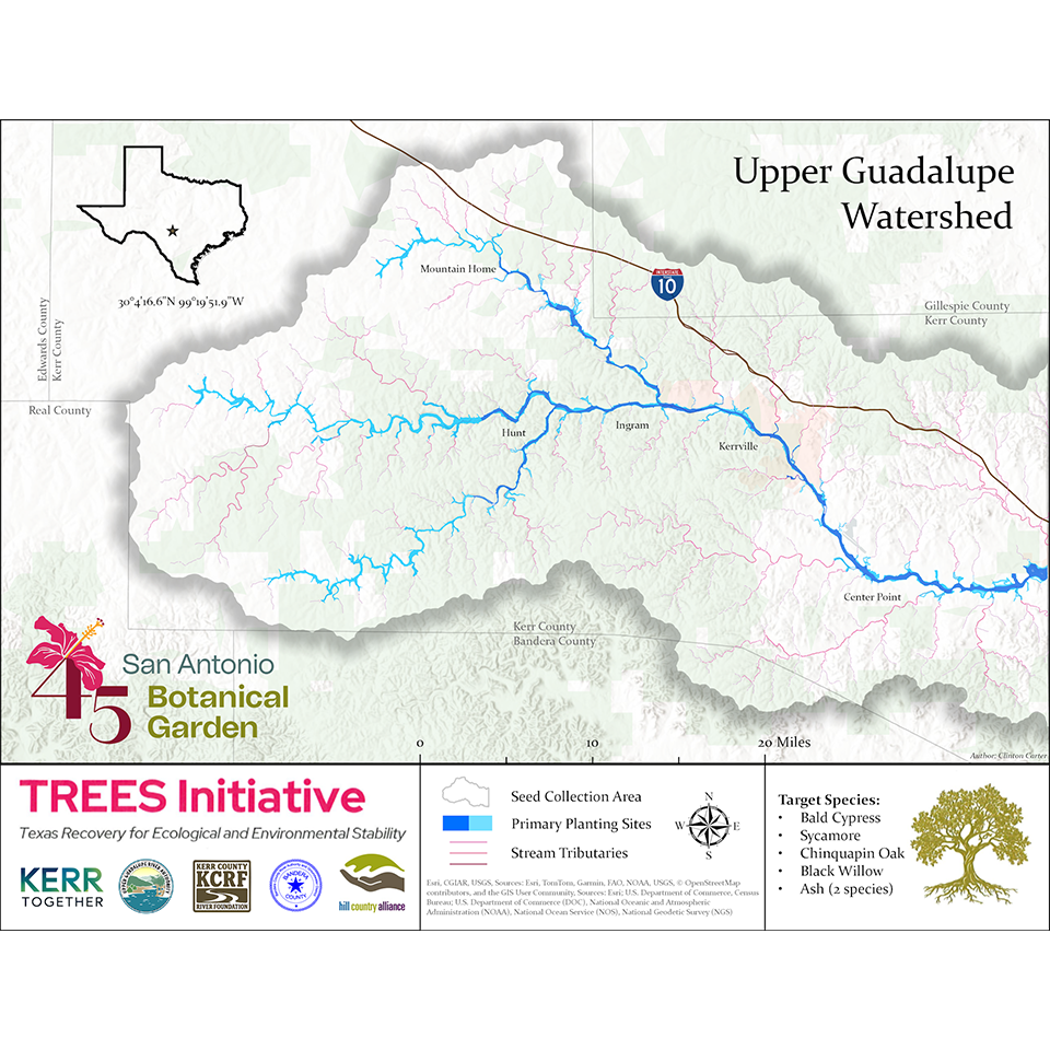 Trees initiative map