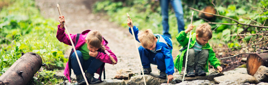Nature Exploration in the Family Adventure Garden