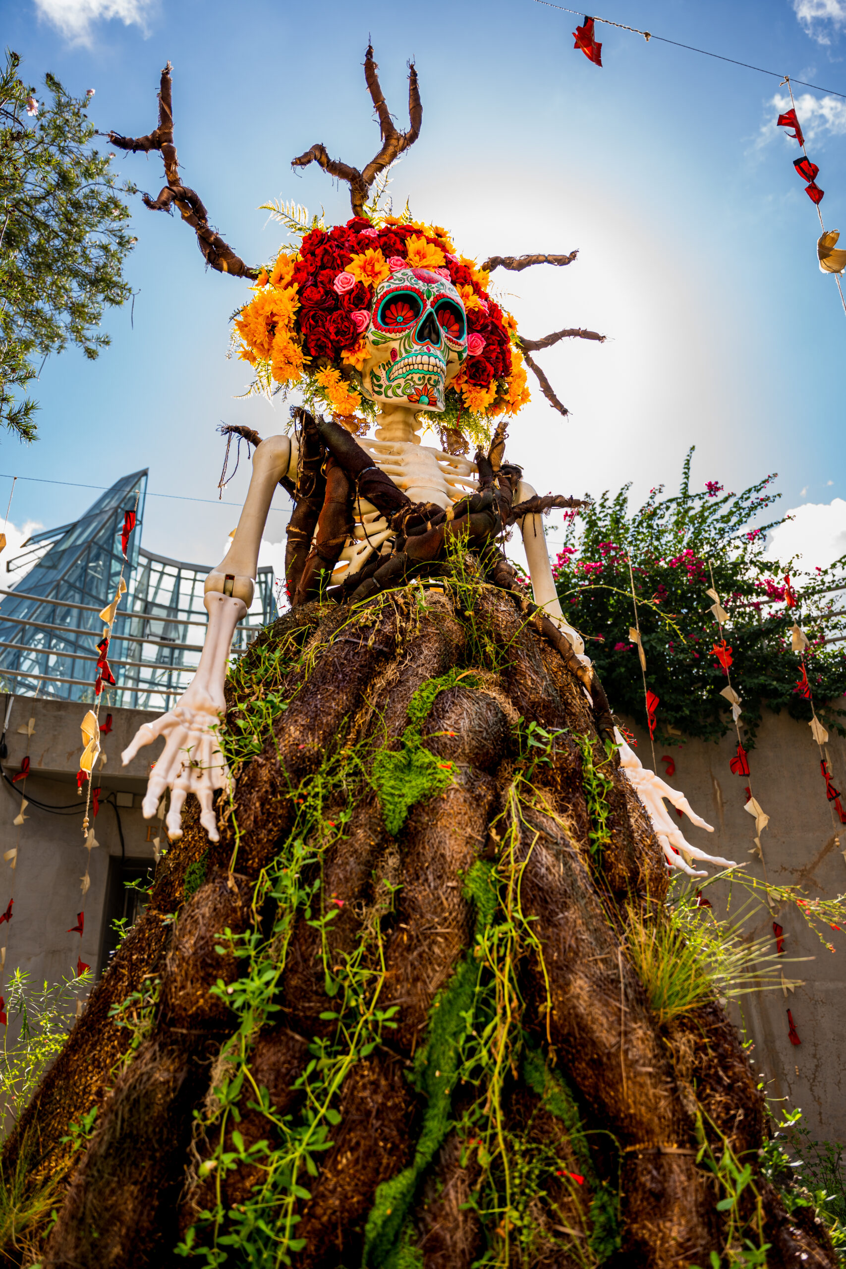 skeleton sculpture